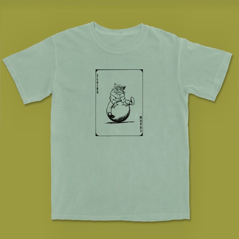 Clairo Charm Card Tee (Bay) - NEW!